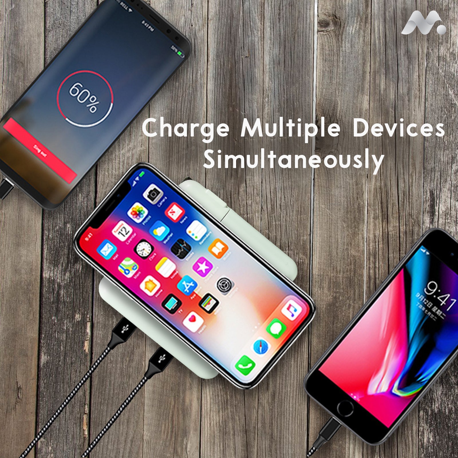 MetaTronics Omni 4in1 Travel Charger with multiple device charging