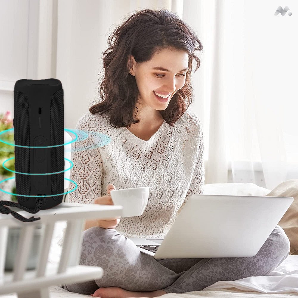 MetaTronics Black Waterproof Bluetooth Speaker