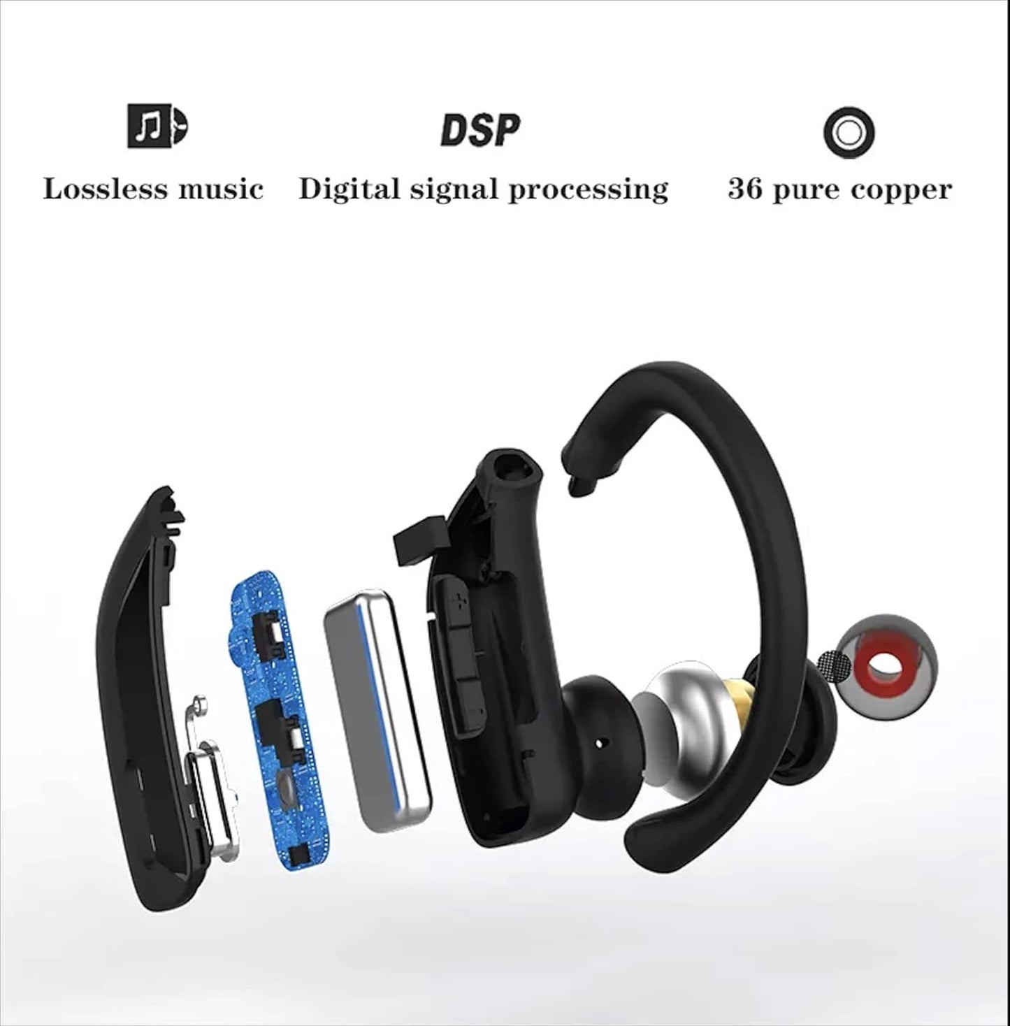 Wireless Bluetooth Earbuds feature