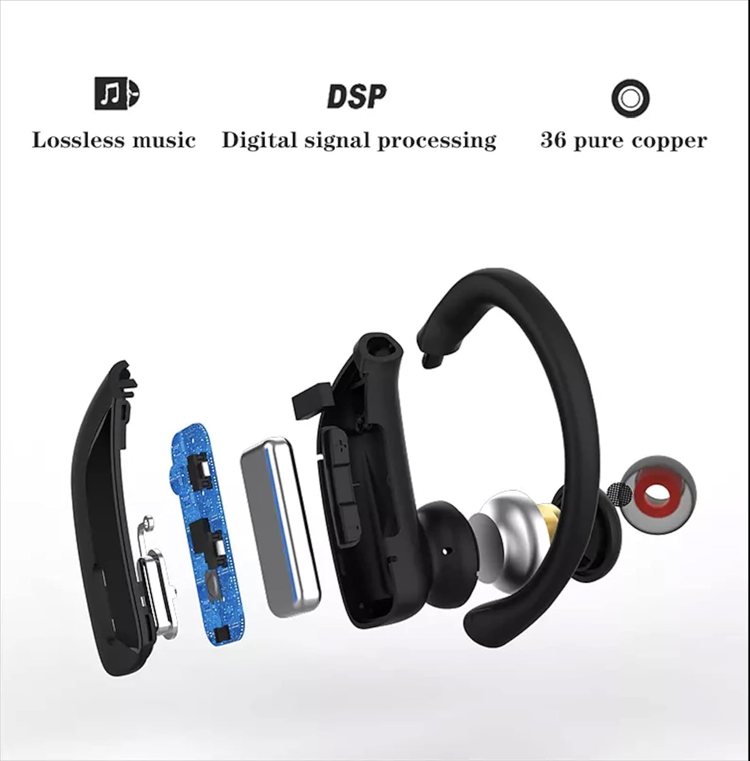 Wireless Bluetooth Earbuds feature