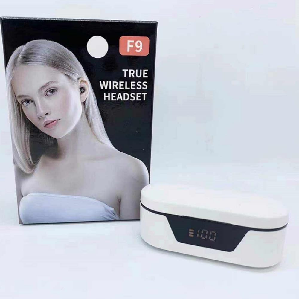 white Wireless Premium Bluetooth Earbuds