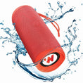 MetaTronics Red Waterproof Bluetooth Speaker | High-Quality Sound | 12-Hour Playtime | IPX7 Rating | Built-in Mic | USB & Micro SD Port - MetaTronics