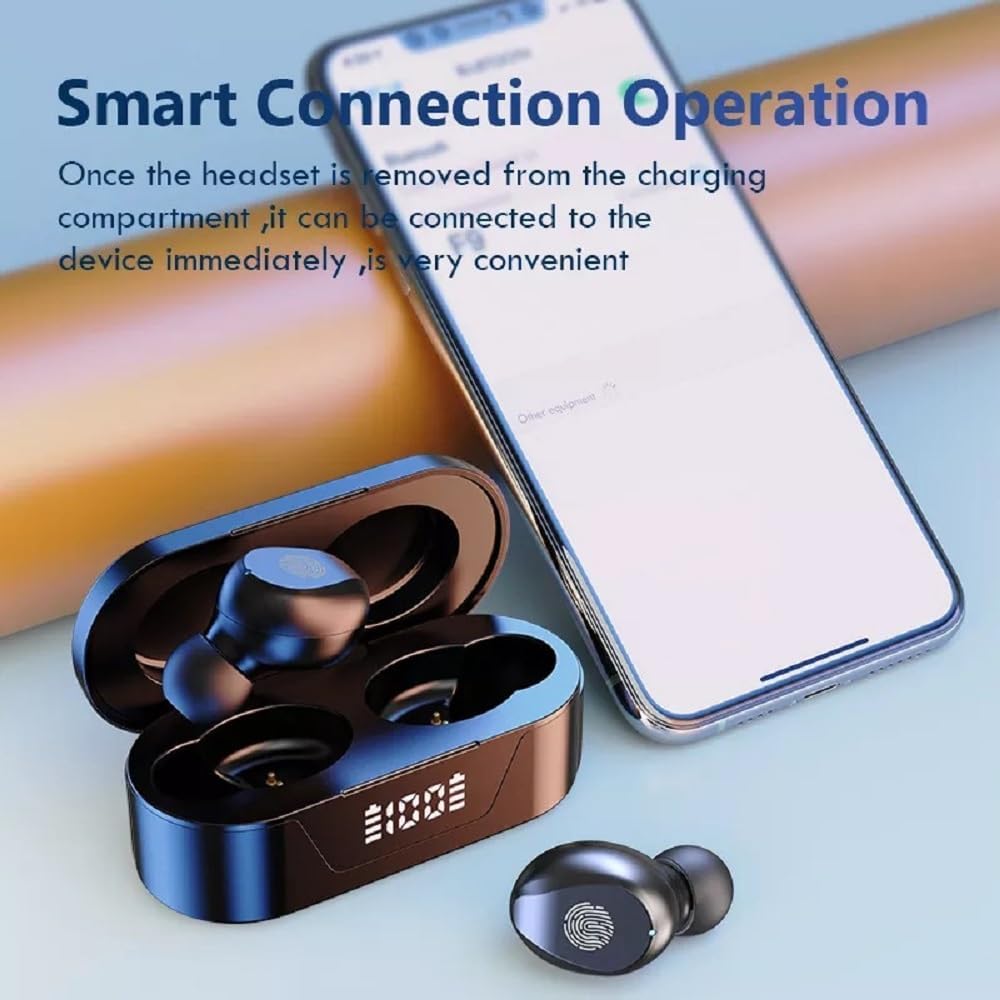 MetaTronics Wireless Premium Bluetooth Earbuds with smart connection operation 